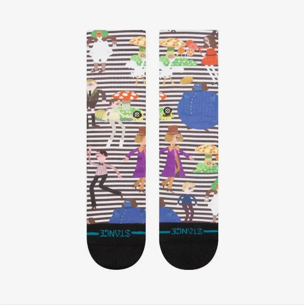 NWT Kid's Willy Wonka Stance Poly Crew Socks